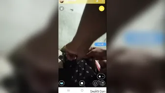 Showing Off My Slutty Wife's Perfect Boobs During Live Stream