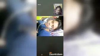 Pretty Babe Flashing Her Beautiful Tits During Video Call Fun