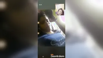 Pretty Babe Flashing Her Beautiful Tits During Video Call Fun