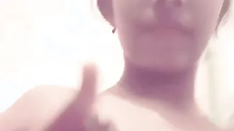 Indian Babe Sucking And Playing With Her Own Boobs On Camera