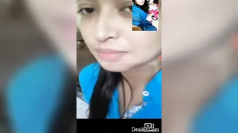 Pretty Indian GF Flashing Her Tits In Bedroom Selfie