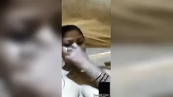 Married Woman Flashing Her Tits On Video Call Making Me So Hard