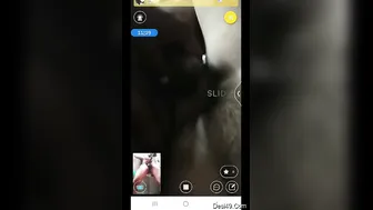 Pressing My Wife's Soft Tits During Our Late Night Live Session