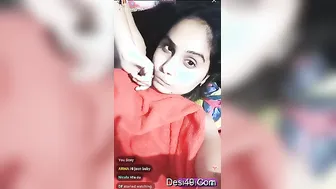 Cute Babe Doing A Private Show For Me Flashing Her Perky Boobs