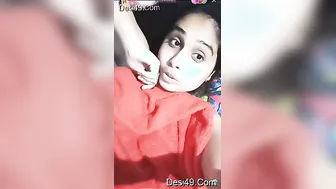 Cute Babe Doing A Private Show For Me Flashing Her Perky Boobs
