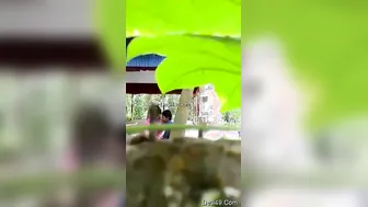 Desi Lovers Getting Naughty Outdoors Behind The Village Temple