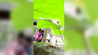 Desi Lovers Getting Naughty Outdoors Behind The Village Temple