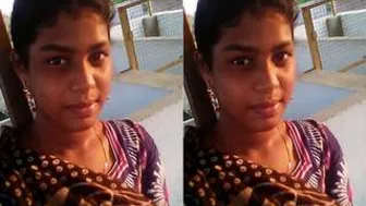 Tamil Babe Removing Blouse Exposing Her Perfect Round Tits For Me