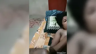 Tamil Wife Spreading Legs While Husband Records Her Wet Pussy Close
