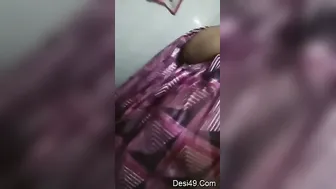 Village Girl Bathing Naked Showing Off Her Natural Boobs Part Five