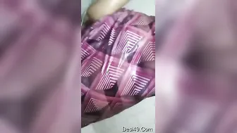 Village Girl Bathing Naked Showing Off Her Natural Boobs Part Five