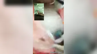 Naughty GF Teasing With Her Soft Boobs On Video Call Today