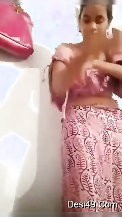 Shy Wife Slowly Removing Her Saree Revealing Everything For Me