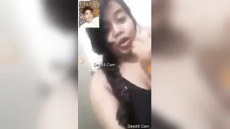 Horny Desi GF Spreading Pussy Live On Private Video Call