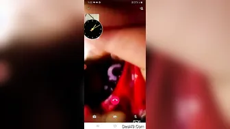 Naughty GF Video Calling And Stripping Completely Naked