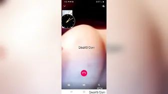 Naughty GF Video Calling And Stripping Completely Naked