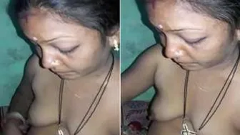 Husband Filming His Naked Wife Showing Pussy And Tits Together