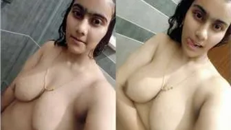 Desi Babe Filming Herself Fingering Wet Pussy On Bedroom Floor