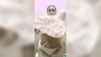 Desi Babe Filming Herself Fingering Wet Pussy On Bedroom Floor