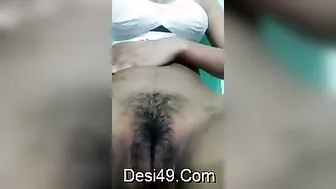 My Girl Showing Off Her Tits And Dripping Wet Pussy For Me