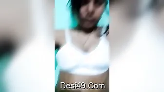 My Girl Showing Off Her Tits And Dripping Wet Pussy For Me