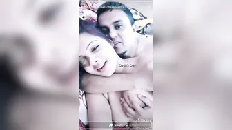 Hot Desi Couple Making Out And Getting Steamy In Bed Together