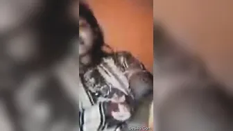 My GF Flashing Her Perky Tits On Video Call Again Babe