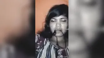 My GF Flashing Her Perky Tits On Video Call Again Babe