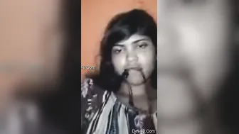 My GF Flashing Her Perky Tits On Video Call Again Babe