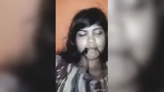 My GF Flashing Her Perky Tits On Video Call Again Babe