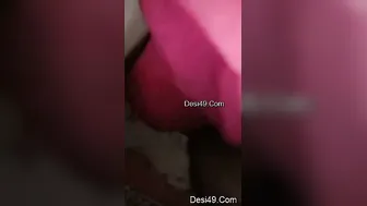 Hubby Squeezing And Playing With His Horny Wife's Soft Boobs