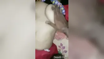 Hubby Squeezing And Playing With His Horny Wife's Soft Boobs