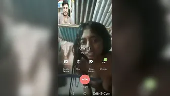 My GF Stripping And Bathing Live For Me On Video Call