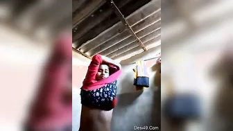 Shy Desi GF Flashing Her Boobs During Naughty Video Call