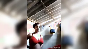 Shy Desi GF Flashing Her Boobs During Naughty Video Call