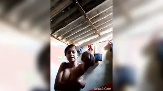 Shy Desi GF Flashing Her Boobs During Naughty Video Call