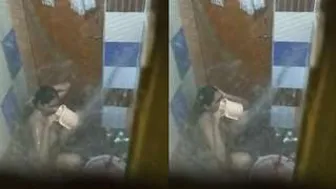 Married Bhabhi Bathing Caught On Hidden Camera Without Knowing