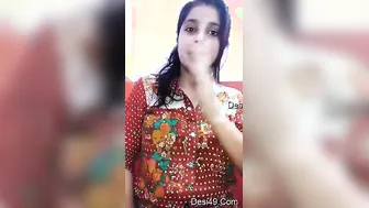Hot Desi Slut Stripping And Teasing In Her Apartment Selfie Vid