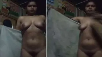 Village GF Flashing Her Boobs And Pussy To Secret Lover