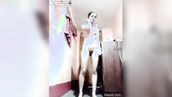 Naughty GF Spreading Legs Showing Her Dripping Wet Pussy