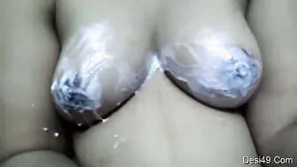 My Cute Desi GF Bathing Naked And Teasing On Video Call