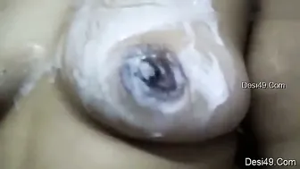 My Cute Desi GF Bathing Naked And Teasing On Video Call