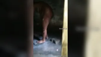 Village Bhabhi Secretly Filming Herself Bathing Naked Outdoors