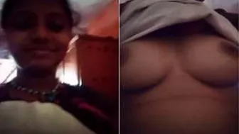 Desi GF Playing With Her Big Tits And Rubbing Her Pussy