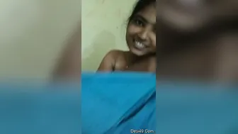 Tamil Wife Dressing Up Topless After Getting Fucked By Hubby