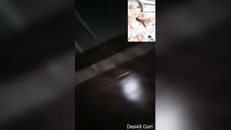 Cute Desi GF Flaunting Her Perky Boobs For Her Lover