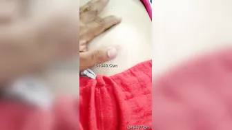 Horny Hubby Groping His Desi Wife's Juicy Tits At Home Tonight