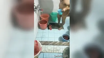 Busty Married Bhabhi Bathing Secretly Filmed By Hidden Camera Now