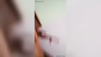 College Lovers Stripping Naked Taking Selfies Together Alone