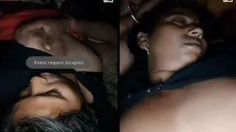 Hubby Exposing His Wife Tits And Pussy During Live Cam Show